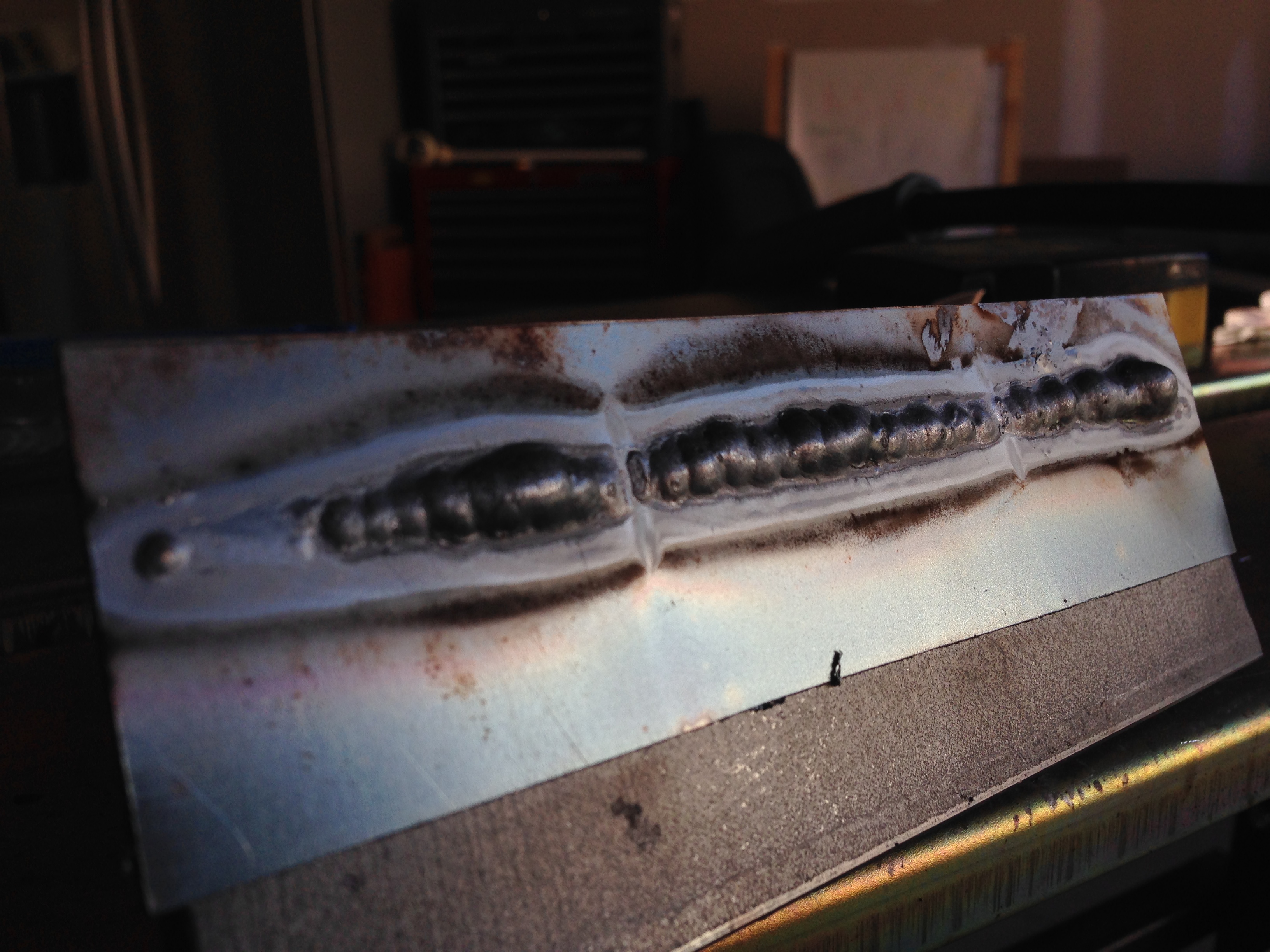 Back side thick to thin