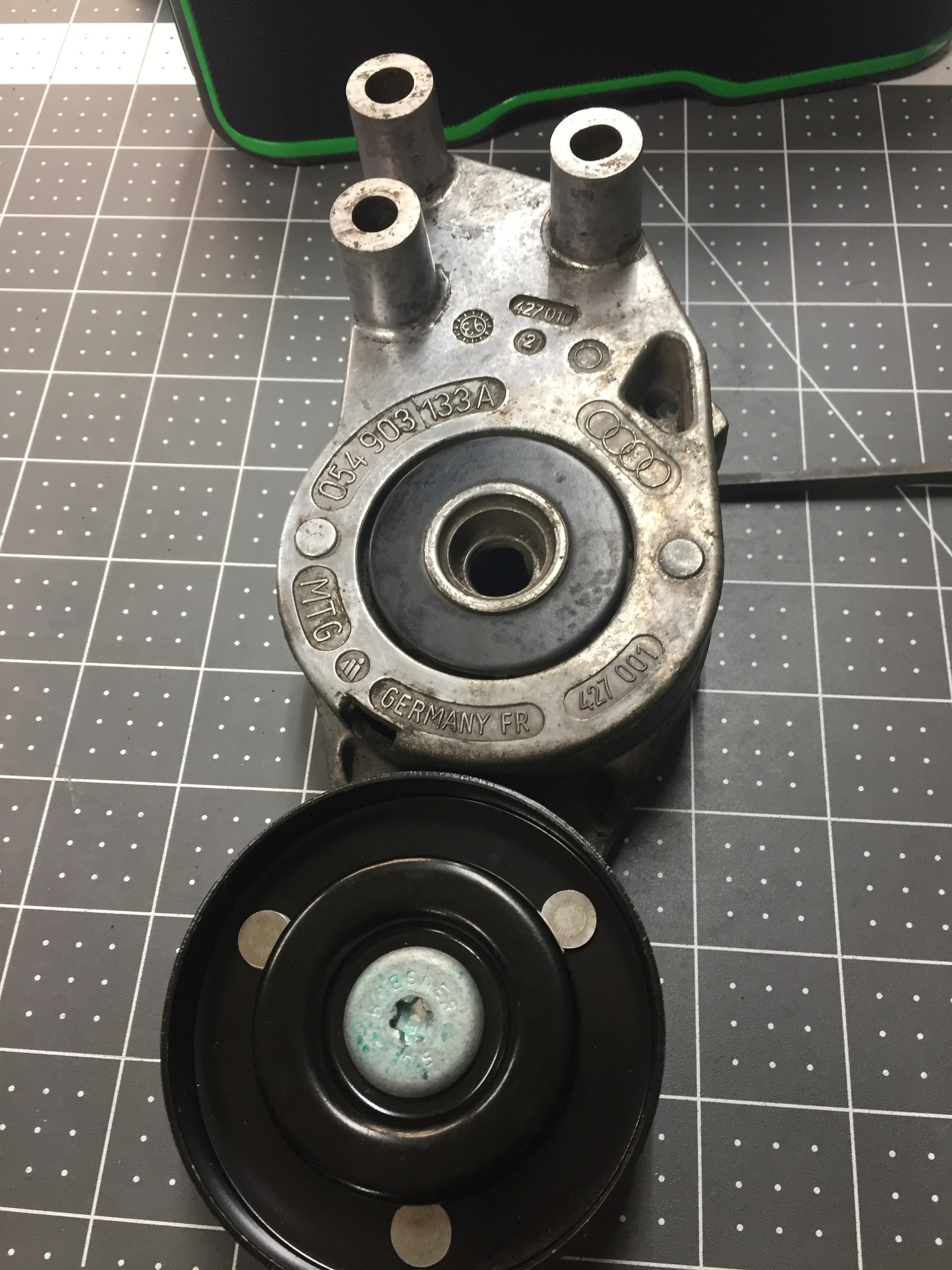 Cleaned up w/ new pulley.